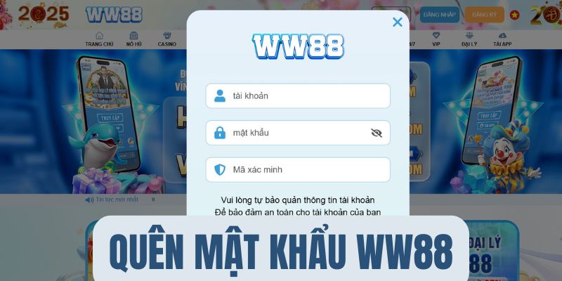 Quên mật khẩu có thể tự lấy lại thông tin